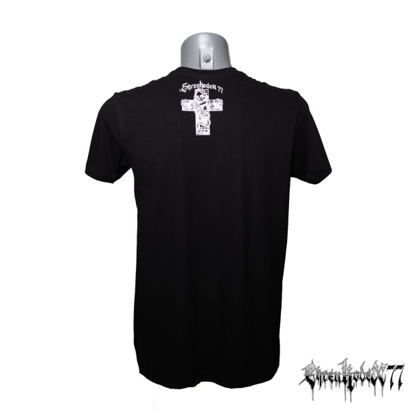 Classic Street-Line T-Shirt "Ehrenkodex77" La Catrina, schwarz, hochwertiger Siebdruck